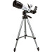 Celestron - Eclipsmart Travel Solar Scope 50 Refractor Telescope - White/black