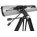 Celestron - Starsense Explorer DX 130AZ Smartphone App-Enabled Newtonian Reflector Telescope - Silver/Black