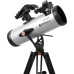 Celestron - Starsense Explorer LT 114AZ Telescope App-Enabled Newtonian Reflector Telescope - Silver/Black