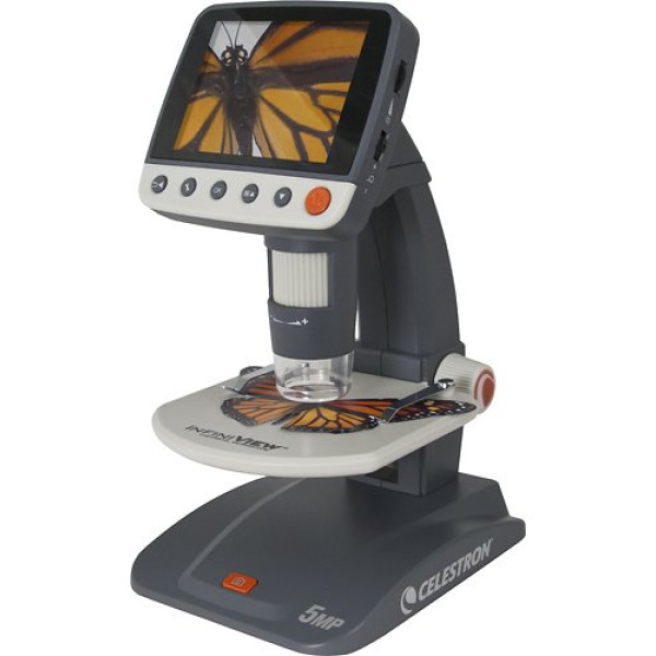 Celestron - Infiniview LCD Digital Microscope - Gray