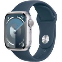 Apple Watch Series 9 (GPS + Cellular) 45mm Aluminum Case with Midnight Sport Band - M/L | Smart Watch