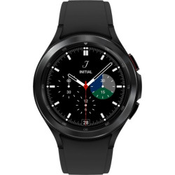 Samsung - Geek Squad Certified Refurbished Galaxy Watch4 Classic46mm BT - Black Stainless Steel |Smartwatch