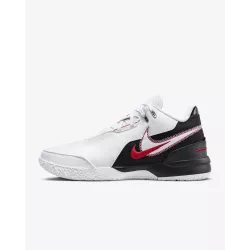 Nike - LeBron NXXT Gen AMPD White/University Red/Metallic Silver/Black| Basketball Shoes