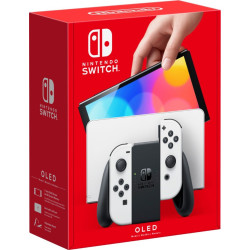 Nintendo - Switch – OLED Model w/ White Joy-Con - White