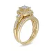 1 CT. T.W. Quad Princess-Cut Diamond Bridal Set in 10K Yellow Gold | Engagement Ring