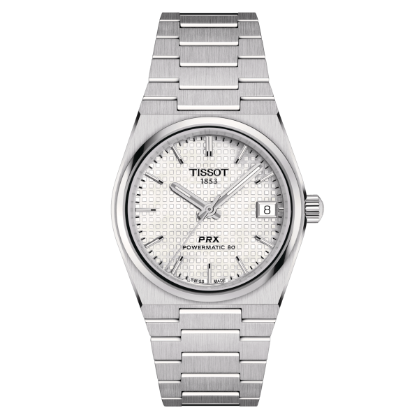 Tissot - Powermatic 80 35mm White-Dial mother of pearl| Stainless Steel | Watch