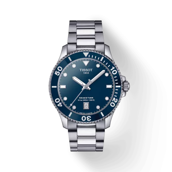 Tissot Seastar-1000-40MM-White-Dial| Stainless Steel | Watch