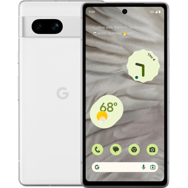 Google - Pixel 7a 5G 128GB -Snow