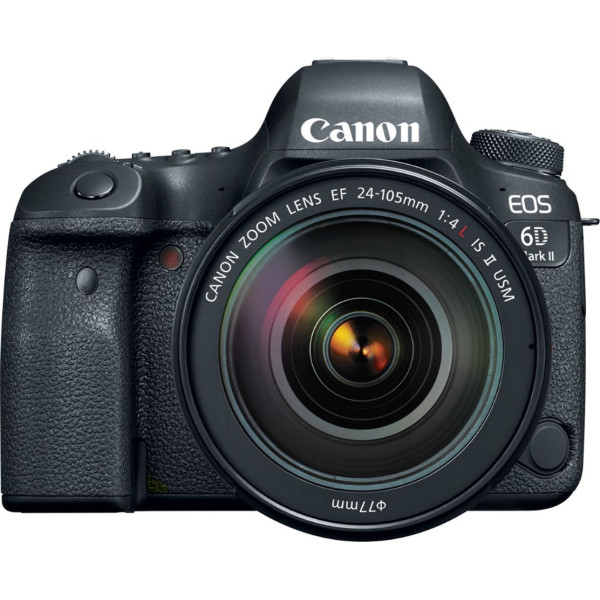 Canon - EOS 6D Mark II DSLR Video Camera  EF 24-105mm f/4L IS II USM Lens - Black