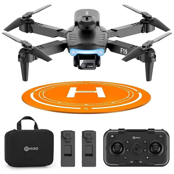 Contixo - F19 GPS Drone with Remote Controller - Silver