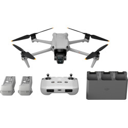 DJI - Air 3 Fly More Combo Drone with RC-N2 Remote Control - Gray