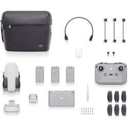 DJI- Geek Squad Certified Refurbished DJI Mini 2 Fly More Combo Quadcopter with Remote Controller