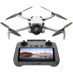 DJI - Mini 4 Pro Drone and RC 2 Remote Control with Built-in Screen - Gray