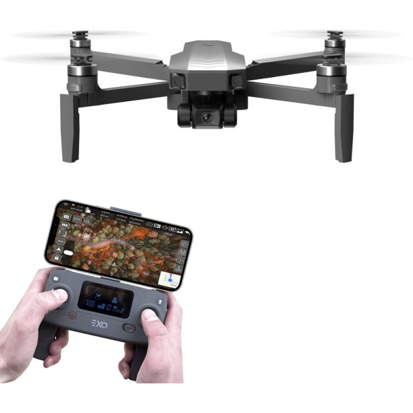 EXO Drones - Cinemaster 2 Drone and Remote Control (Android and iOS compatible) - Gray