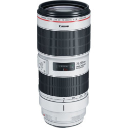 Canon - EF70-200mm F2.8L IS III USM Optical Telephoto Zoom Lens for EOS DSLR Cameras - White