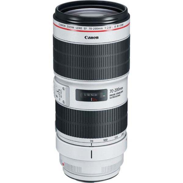 Canon - EF70-200mm F2.8L IS III USM Optical Telephoto Zoom Lens for EOS DSLR Cameras - White