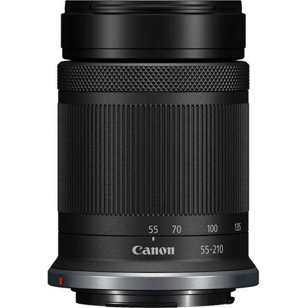 Canon - RF-S55-210mm F5-7.1 IS STM Telephoto Zoom Lensfor EOS R-Series Cameras - Black