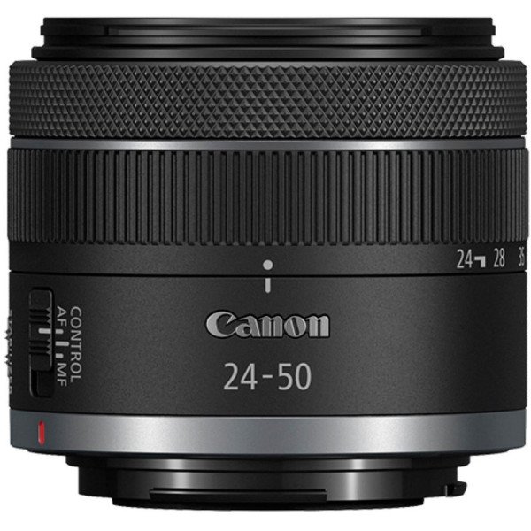 Canon - RF24-50mm F4.5-6.3 IS STM Wide Angle Zoom Lens for EOS R-Series Cameras - Black