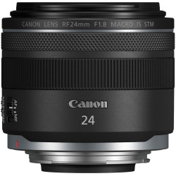 Canon - RF 24mm F1.8 MACRO IS STM Wide Angle Prime Lens for EOS R-Series Cameras - Black| Mirrorless Lens