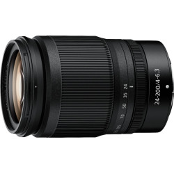 NIKKOR Z 24-200mm f/4-6.3 VR Telephoto Zoom Lens for Nikon Z Cameras - Black| Mirrorless Lens