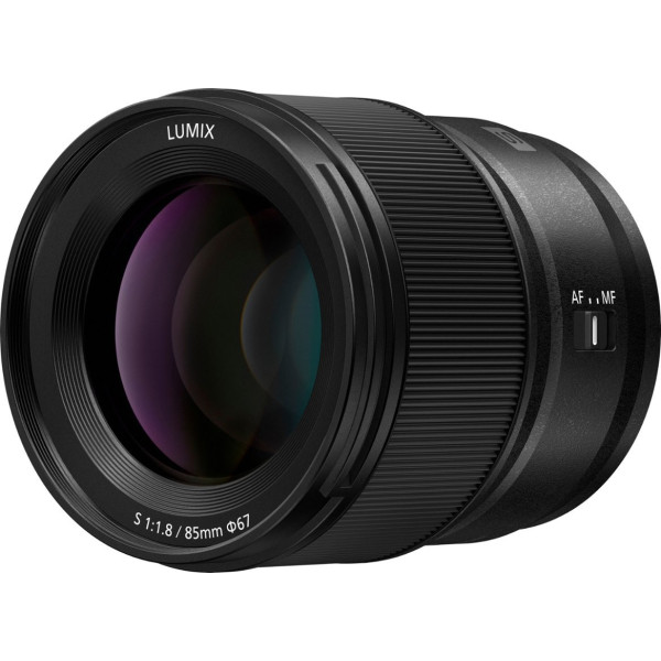 Panasonic - LUMIX S-S85 85mm F1.8 L-Mount Lens for LUMIX S Series Cameras - Black| Mirrorless Lens