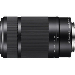 Sony - 55-210mm f/4.5-6.3 Telephoto Lens for Most Alpha E-Mount Cameras - Black| Mirrorless Lens