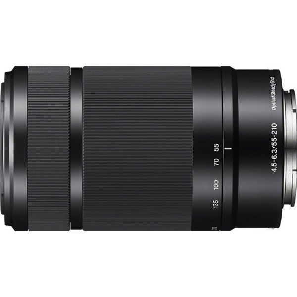 Sony - 55-210mm f/4.5-6.3 Telephoto Lens for Most Alpha E-Mount Cameras - Black| Mirrorless Lens