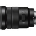 Sony - E PZ 18-105mm f/4.0 G OSS Power Zoom Lens for Select E-Mount Cameras - Black| Mirrorless Lens