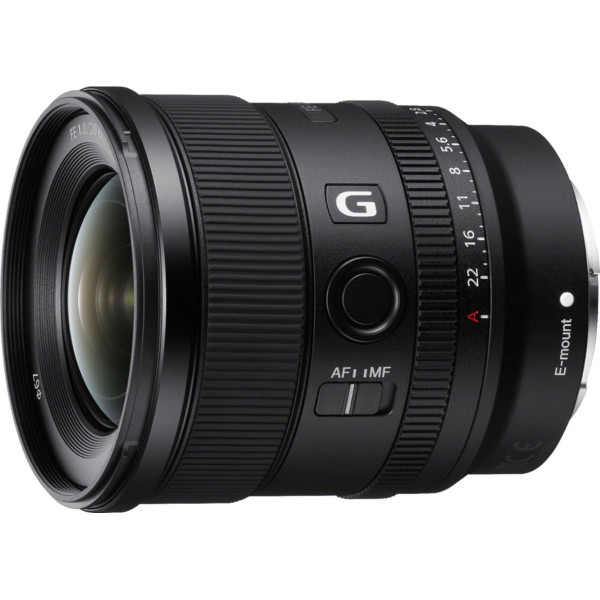 Sony - FE 20mm f/1.8 G Ultra Wide Angle Prime Lens for E-mount Cameras - Black| Mirrorless Lens