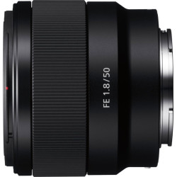 Sony - FE 50mm f/1.8 Standard Prime Lens for E-mount Cameras - Black| Mirrorless Lens