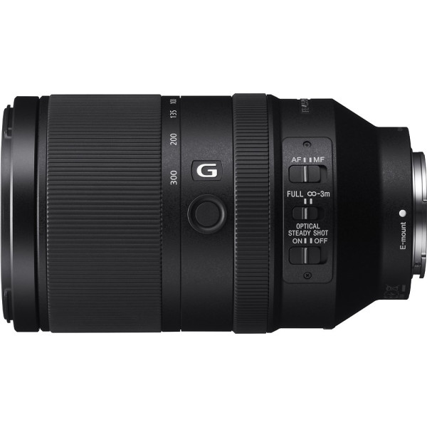 Sony - FE 70-300mm f/4.5-5.6 G OSS Telephoto Lens for Alpha E-mount Cameras - Black| Mirrorless Lens