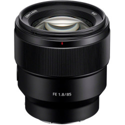 Sony - FE 85mm f/1.8 Telephoto Prime Lens for E-mount Cameras - Black| Mirrorless Lens