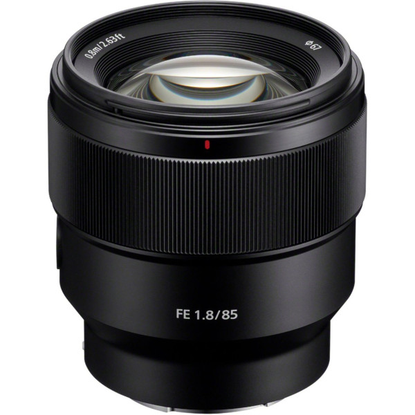 Sony - FE 85mm f/1.8 Telephoto Prime Lens for E-mount Cameras - Black| Mirrorless Lens