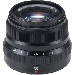 XF 35mm f/2 R WR Standard Lens for Fujifilm X-Mount System Cameras - Black| Mirrorless Lens