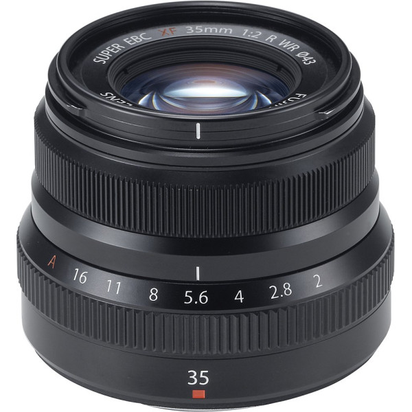 XF 35mm f/2 R WR Standard Lens for Fujifilm X-Mount System Cameras - Black| Mirrorless Lens