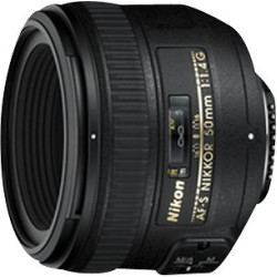 Nikon - AF-S NIKKOR 50mm f/1.4G Standard Lens - Black| DSLR Lens