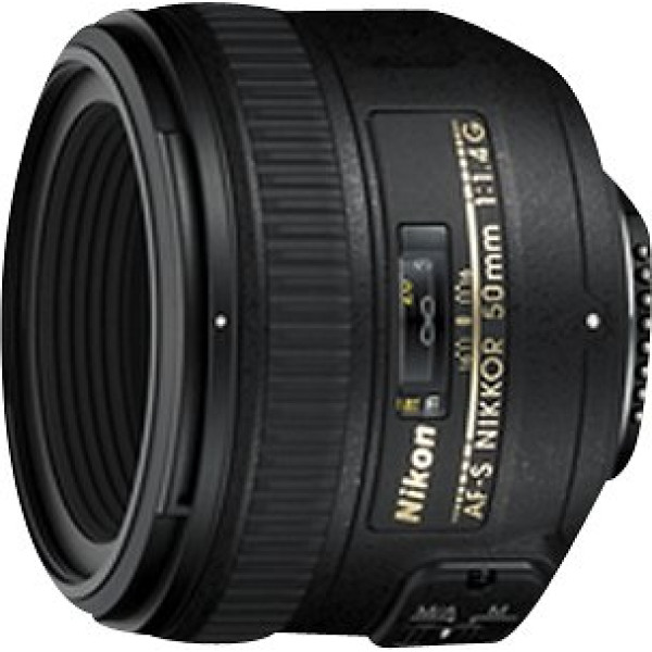 Nikon - AF-S NIKKOR 50mm f/1.4G Standard Lens - Black| DSLR Lens