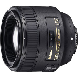 Nikon - AF-S NIKKOR 85mm f/1.8G Medium Telephoto Lens - Black