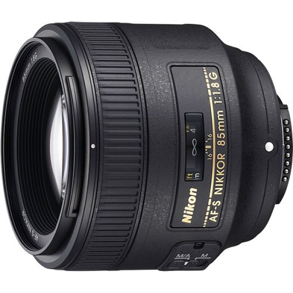 Nikon - AF-S NIKKOR 85mm f/1.8G Medium Telephoto Lens - Black