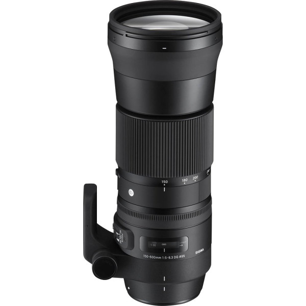 Sigma - 150-600mm f/5-6.3 Sports DG OS HSM Contemporary Telephoto Zoom Lens for Canon - Black