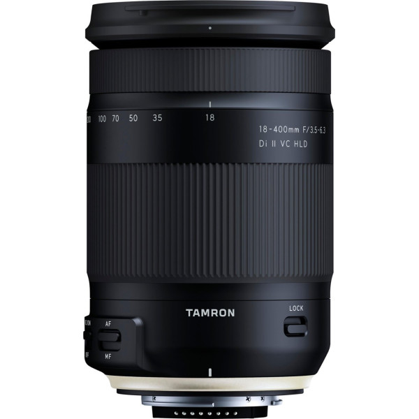 Tamron - 18-400mm F/3.5-6.3 Di II VC HLD All-In-One Telephoto Lens for Nikon APS-C DSLR Cameras - Black