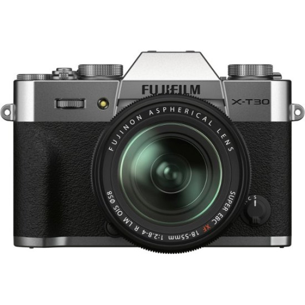 Fujifilm - X-T30 II Mirrorless CameraXF18-55mm Lens Kit - Silver|Mirrorless Camera