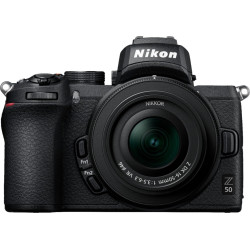 Nikon - Z50 Mirrorless 4K Video Camera with NIKKOR Z DX 16-50mm f/3.5-6.3 VR Lens - Black