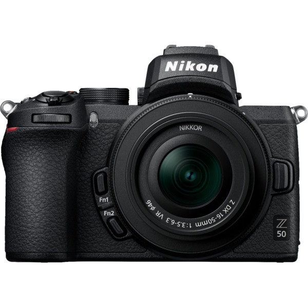 Nikon - Z50 Mirrorless 4K Video Camera with NIKKOR Z DX 16-50mm f/3.5-6.3 VR Lens - Black