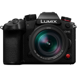 Panasonic - LUMIX GH6 Mirrorless Camera Body with 12-60mm F/2.8-4.0 Leica Lens – DC-GH6LK - Black