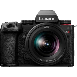 Panasonic - LUMIX S5II Mirrorless Camera with 20-60mm F3.5-5.6 L Mount Lens - Black