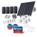 Swann - CoreCam 4-Camera Indoor/Outdoor Wireless 1080p Solar Panel Security System - Black/White