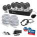 Swann - Master Series 8-Channel, 8-Camera, Indoor/Outdoor PoE Wired 4K UHD 2TB HDD NVR Security Surveillance System - Black