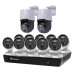 Swann - Professional, 16-Channel, 12-Camera Indoor/Outdoor Wired 12MP & 4K, 2TB NVR Security System - White